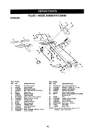 Preview for 42 page of Craftsman 917.293484 Owner'S Manual