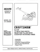 Craftsman 917.293650 Owner'S Manual preview