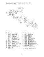 Preview for 41 page of Craftsman 917.294250 Owner'S Manual