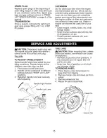 Предварительный просмотр 15 страницы Craftsman 917.294251 Owner'S Manual