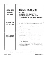 Preview for 36 page of Craftsman 917.29555 Owner'S Manual