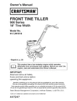 Craftsman 917.297016 Owner'S Manual предпросмотр