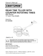 Предварительный просмотр 1 страницы Craftsman 917.297030 Owner'S Manual