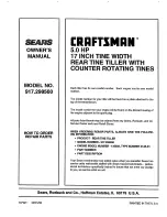 Preview for 36 page of Craftsman 917.298560 Owner'S Manual