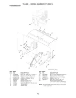 Preview for 42 page of Craftsman 917.299014 Owner'S Manual