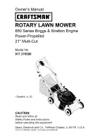 Craftsman 917.370580 Owner'S Manual preview