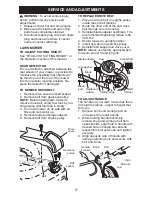 Предварительный просмотр 17 страницы Craftsman 917.370605 Owner'S Manual