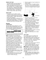 Preview for 14 page of Craftsman 917.370680 Owner'S Manual