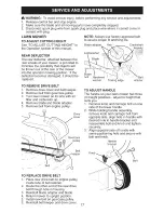 Предварительный просмотр 17 страницы Craftsman 917.370693 Owner'S Manual