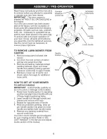 Предварительный просмотр 6 страницы Craftsman 917.370770 Owner'S Manual