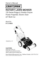 Craftsman 917.370935 Owner'S Manual preview