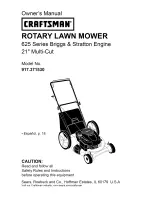 Craftsman 917.371530 Owner'S Manual preview