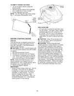 Предварительный просмотр 10 страницы Craftsman 917.371620 Owner'S Manual