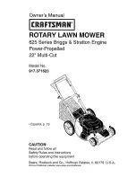 Предварительный просмотр 1 страницы Craftsman 917.371623 Owner'S Manual