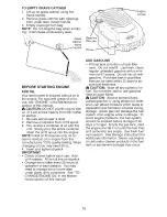 Предварительный просмотр 10 страницы Craftsman 917.371624 Owner'S Manual