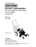 Craftsman 917.371680 Owner'S Manual preview