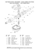 Предварительный просмотр 44 страницы Craftsman 917.371812 Owner'S Manual