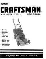 Craftsman 917.372290 Owner'S Manual предпросмотр