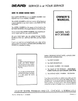 Preview for 28 page of Craftsman 917.372330 Owner'S Manual