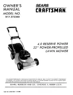 Craftsman 917.372340 Owner'S Manual preview