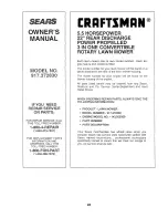 Preview for 28 page of Craftsman 917.37283 Owner'S Manual