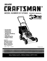 Craftsman 917.372852 Owner'S Manual preview