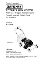 Craftsman 917.374102 Owner'S Manual preview