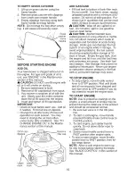 Предварительный просмотр 10 страницы Craftsman 917.374910 Owner'S Manual