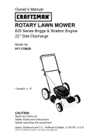Craftsman 917.375620 Owner'S Manual preview