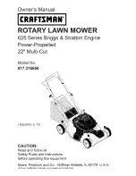 Craftsman 917.376656 Owner'S Manual preview