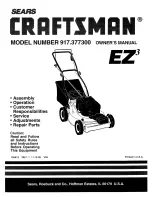 Craftsman 917.3773 Owner'S Manual preview