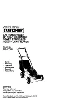 Craftsman 917.377381 Owner'S Manual preview