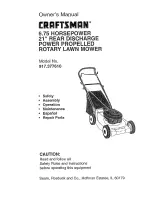 Craftsman 917.377610 Owner'S Manual preview