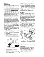 Preview for 14 page of Craftsman 917.377782 Owner'S Manual