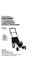 Preview for 1 page of Craftsman 917.378421 Owner'S Manual