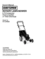 Preview for 1 page of Craftsman 917.378422 Owner'S Manual