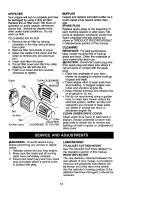 Preview for 13 page of Craftsman 917.378422 Owner'S Manual