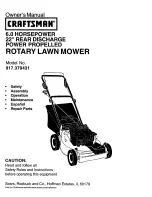 Предварительный просмотр 1 страницы Craftsman 917.379431 Owner'S Manual