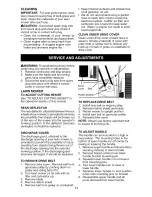 Предварительный просмотр 14 страницы Craftsman 917.379470 Owner'S Manual