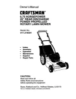 Предварительный просмотр 1 страницы Craftsman 917.379591 Owner'S Manual