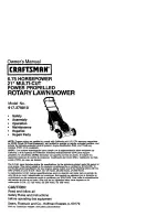 Craftsman 917.379810 Owner'S Manual preview