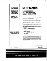 Preview for 24 page of Craftsman 917.380231 Owner'S Manual