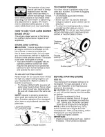 Preview for 8 page of Craftsman 917.385352 Owner'S Manual