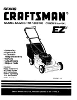 Craftsman 917.38614 Owner'S Manual preview