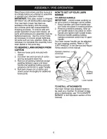 Preview for 5 page of Craftsman 917.387360 Owner'S Manual