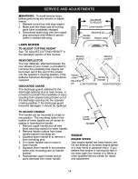 Preview for 14 page of Craftsman 917.387471 Owner'S Manual