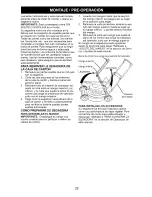 Предварительный просмотр 22 страницы Craftsman 917.387582 Owner'S Manual