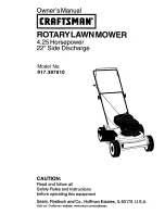 Craftsman 917.387610 Owner'S Manual preview