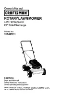 Craftsman 917.387611 Owner'S Manual preview