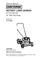 Preview for 1 page of Craftsman 917.38767 Owner'S Manual